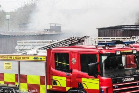 Three log cabins destroyed in explosion and people injured