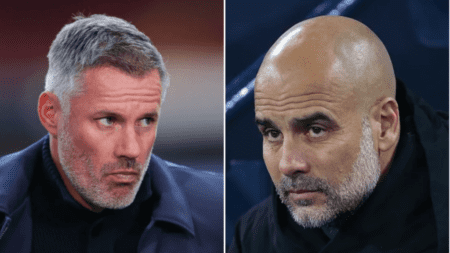 Jamie Carragher makes ‘nation state’ jibe after Pep Guardiola mocks Liverpool legend’s failure to win Premier League