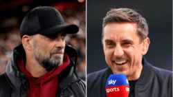 Gary Neville winds up Liverpool supporters after Jurgen Klopp’s Anfield criticism