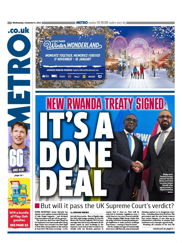 Metro - It’s a done deal 