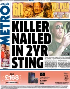 Metro – Killer nailed in 2 year sting 