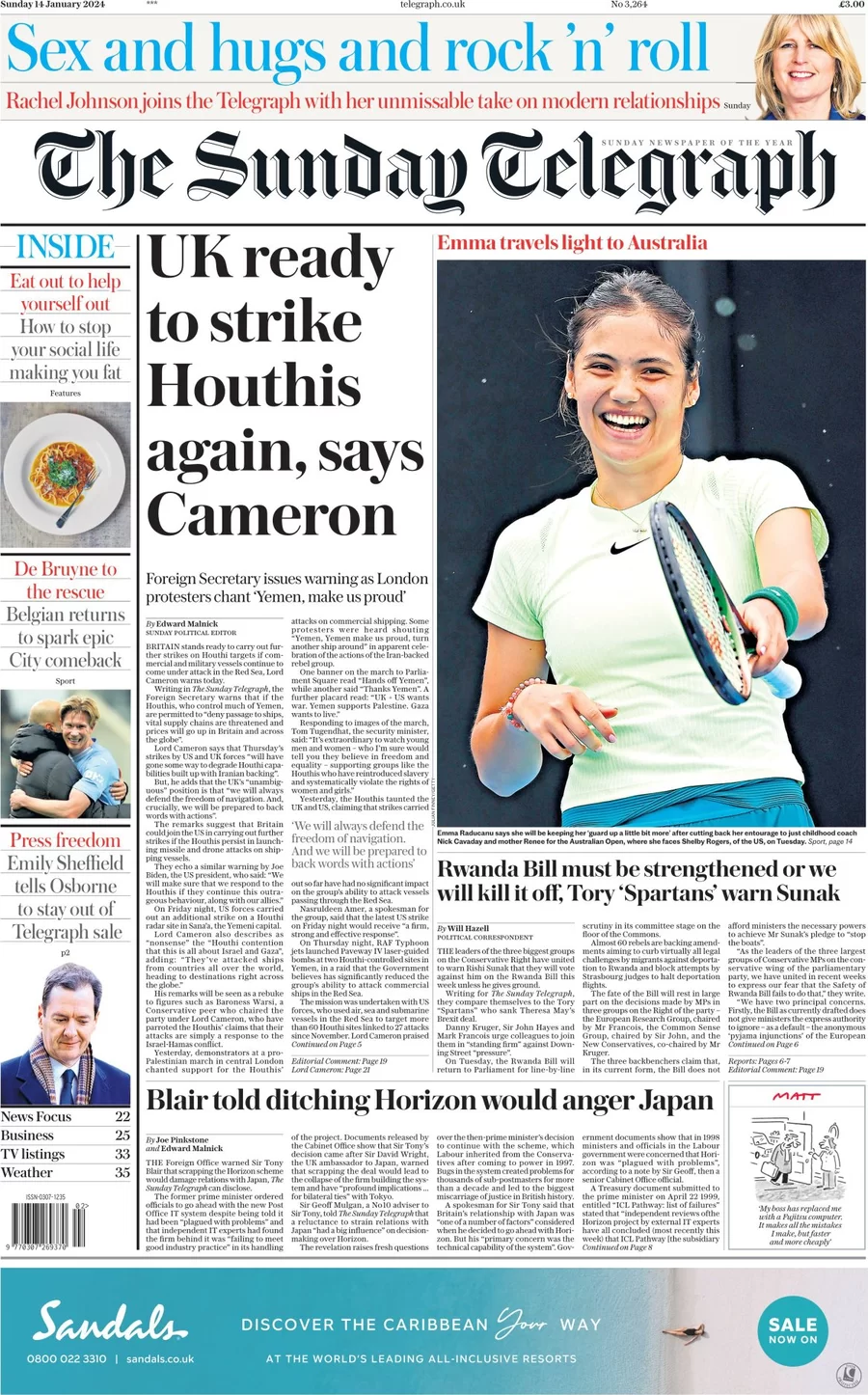 Sunday Papers - Israel-Gaza ‘100 days of hell’ - the full perspective
