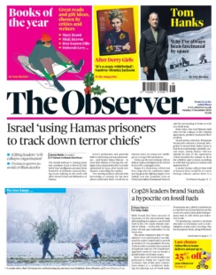 The Observer – Israel ‘using Hamas prisoners to track down terror chief’ 