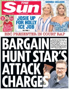 The Sun – Bargain Hunt star’s attack charges 