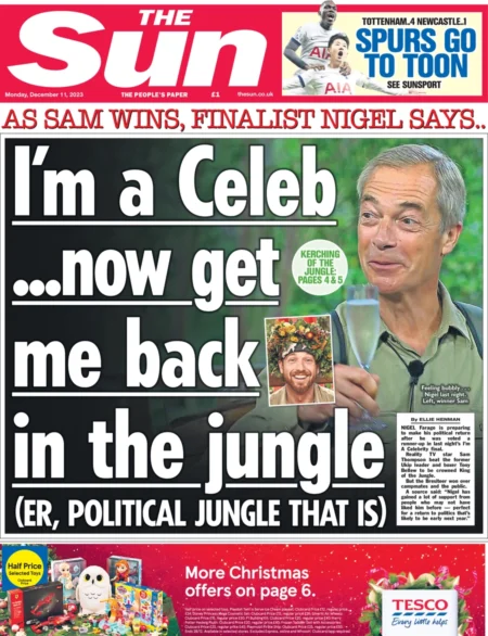 The Sun – I’m A Celebrity … Get Me Back in the Jungle 