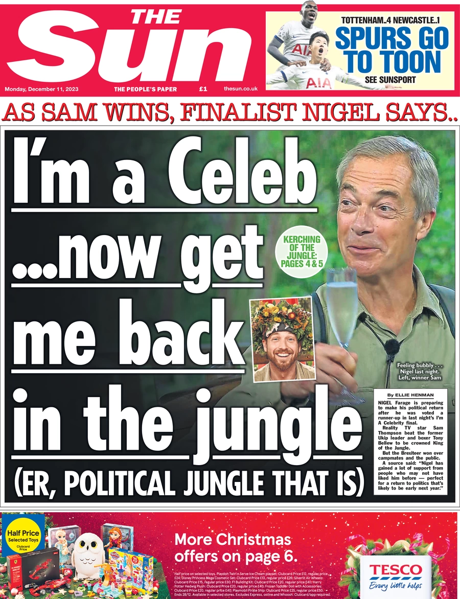 The Sun - I’m A Celebrity … Get Me Back in the Jungle