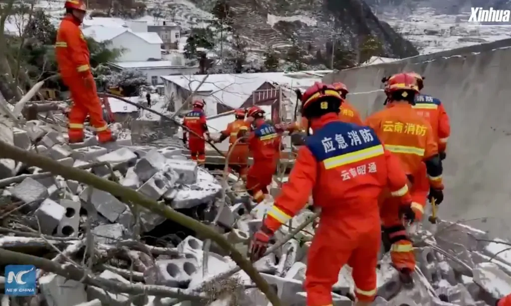 China: At least two dead, dozens missing in Yunnan landslide China: At least two dead, dozens missing in Yunnan landslide