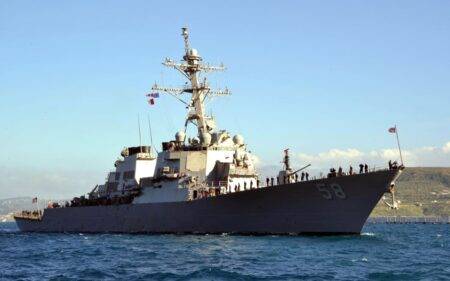 US shoots down missile from Houthi-run area fired towards warship