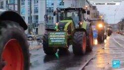 German farmers block Berlin streets in protest against fuel subsidy cuts
