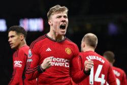 Rasmus Hojlund responds to critics after scoring in Manchester United draw with Spurs