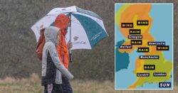 Map shows where Storm Isha is expected to hit the UK with brutal 80mph winds