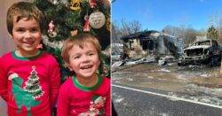 Two young brothers home from school due to frigid weather die in house explosion