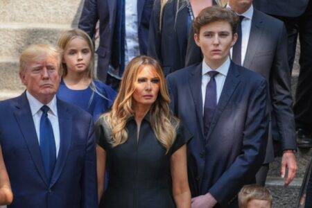 Trump reveals why his and Melania’s son Barron is so tall