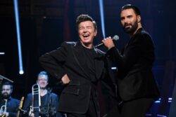 Rylan Clark apologises after finally returning to singing for duet with music legend