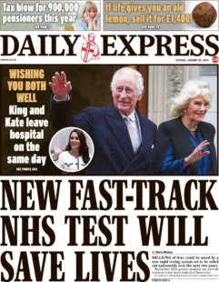 Daily Express – New fast-track NHS test will save lives 