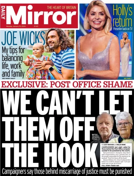 Daily Mirror - We can’t let them off the hook 