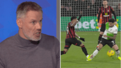 Jamie Carragher says Bournemouth star was a ‘lucky boy’ not to be sent off against Liverpool