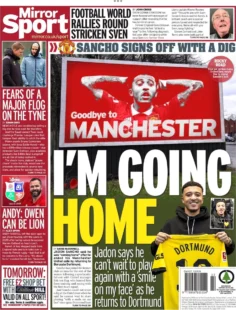 Daily Mirror - I’m Coming Home