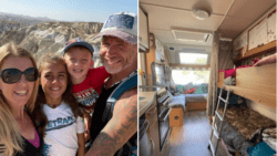 Our family of four lives in a tiny 8m long caravan — we wouldn’t change a thing