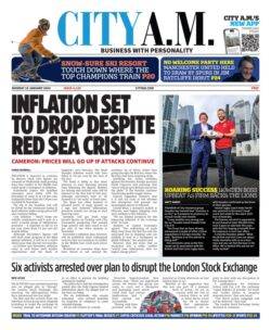 CITY AM - Inflation set to drop despite Red Sea crisis