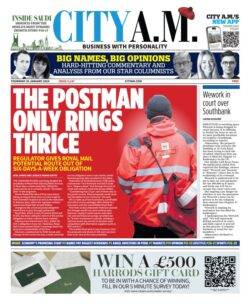 CITY AM - The Postman only rings thrice 