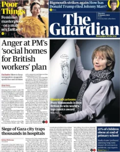 The Guardian – Anger at PM’s social homes for British workers plan 