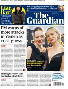 The Guardian – PM warns of more attacks in Yemen as crisis grows 