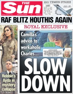 The Sun – Royal exclusive: Camilla’s advice to workaholic Charles … slow down 