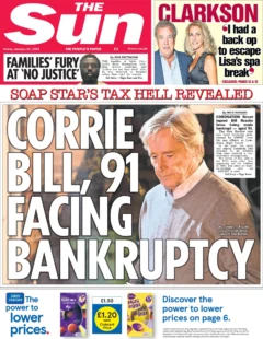 The Sun – Corrie Bill facing bankruptcy