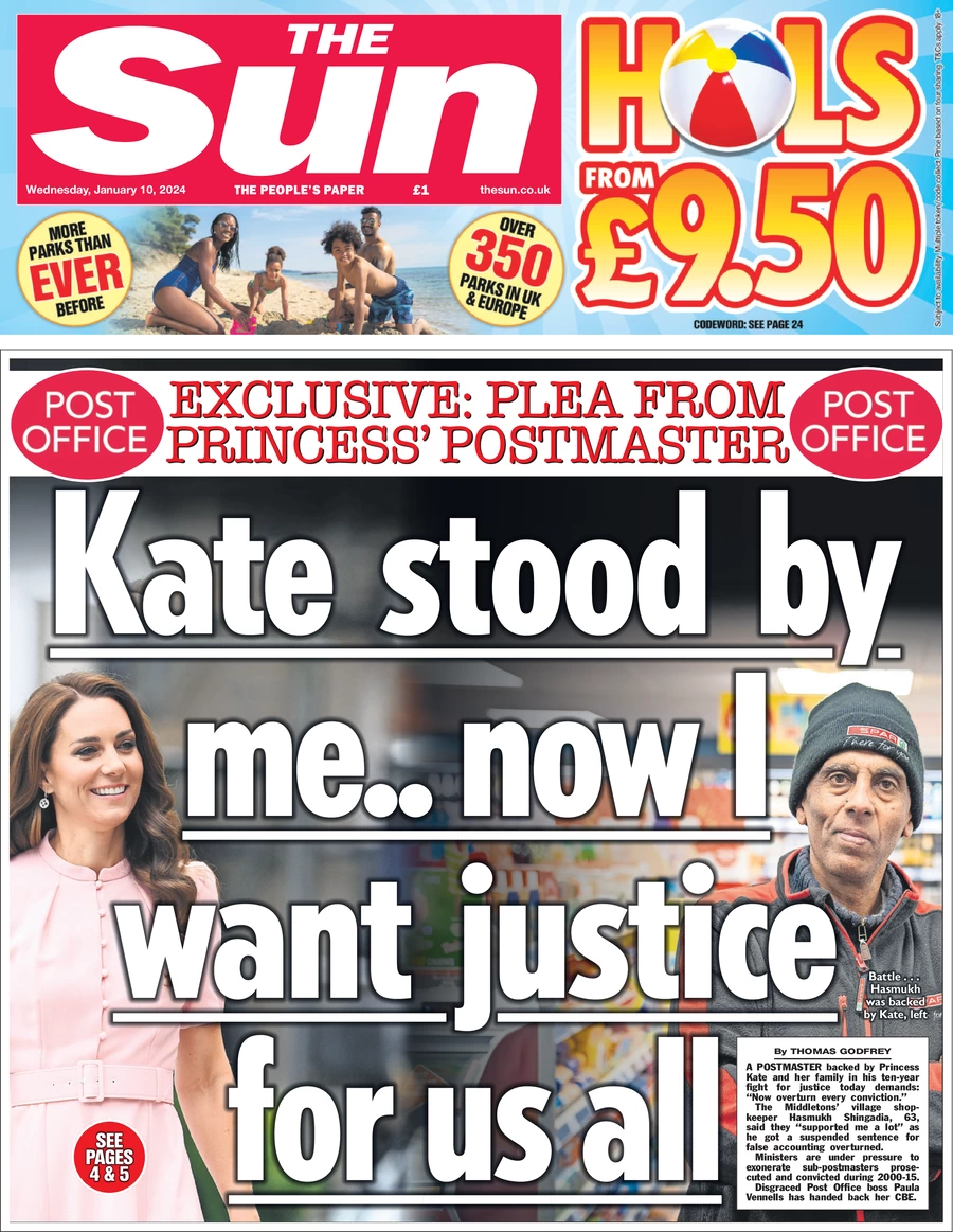 The Sun - Kate stood by me … now I want justice for all of us