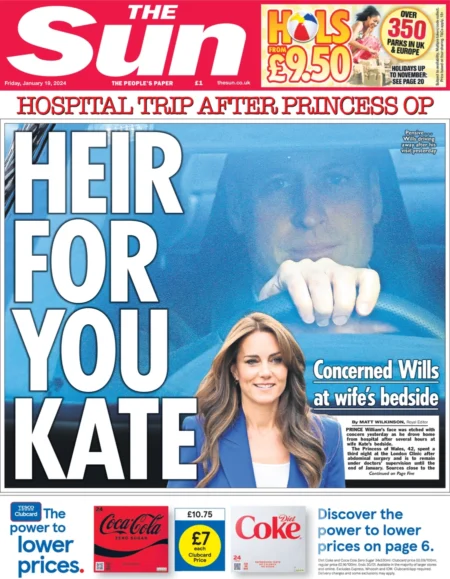 The Sun - Heir for you Kate