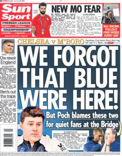 Sun Sport – We forgot that blue were here 