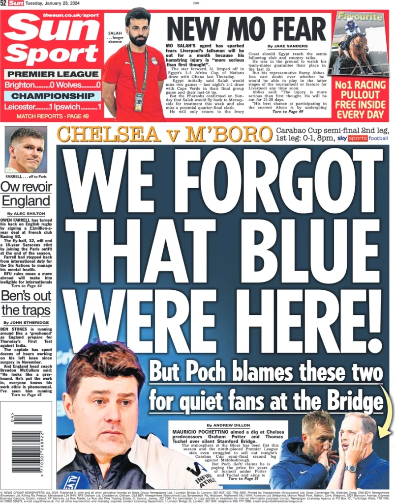 Sun Sport – We forgot that blue were here Sun Sport – We forgot that blue were here