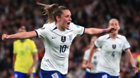 England women and girls’ football teams double in seven years