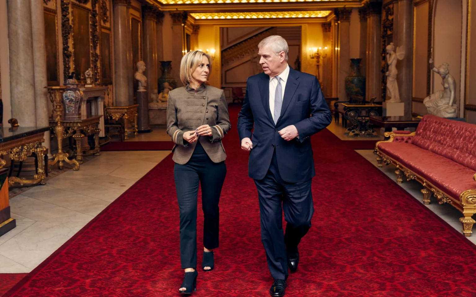 Emily Maitlis reveals ‘hormonally complicated’ reaction to Gillian Anderson playing her in Prince Andrew drama