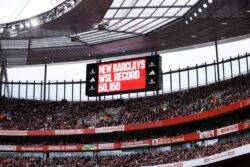 Arsenal vs Man Utd set new WSL record at the Emirates