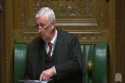 Chaos in the Commons: Who is Sir Lindsay Hoyle and why is he facing calls to resign?