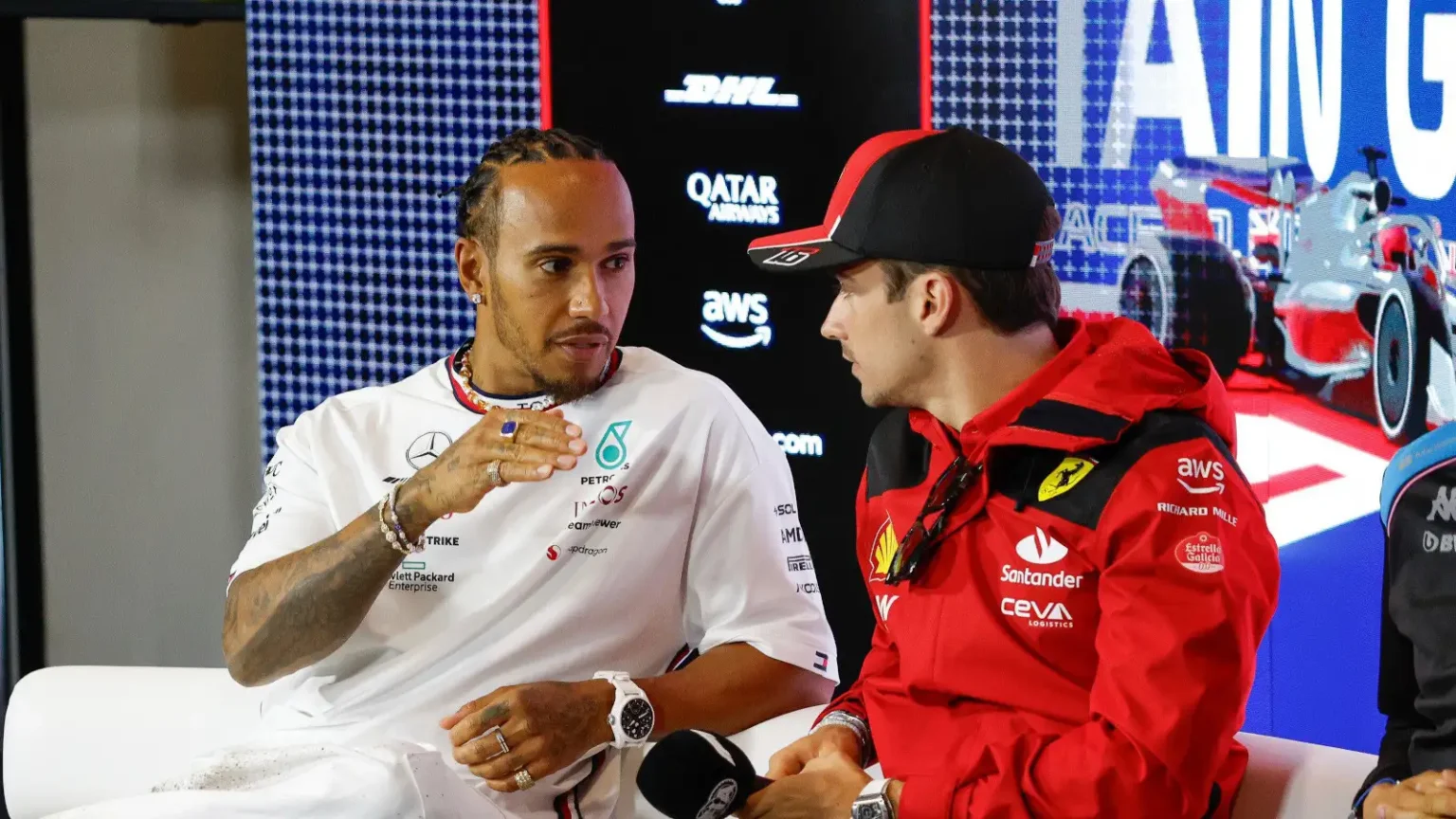 Charles Leclerc ‘shocked and disappointed’ by Ferrari signing Lewis Hamilton