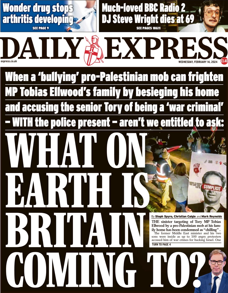 Daily Express - What on earth is Britain coming to? 