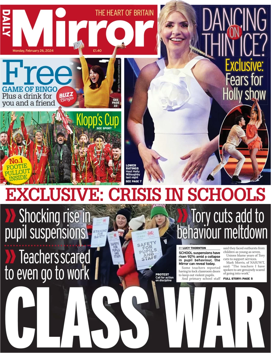 Daily Mirror - Exclusive: crisis in schools - Class Wars