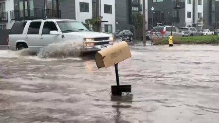 Three killed as record rainfall drenches California