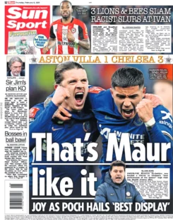 Sun Sport – Aston Villa 1-3 Chelsea: That’s Maur like it 