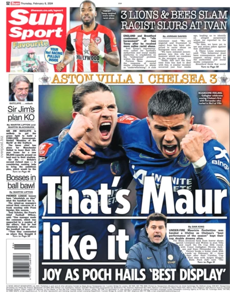 Sun Sport – Aston Villa 1-3 Chelsea: That’s Maur like it 