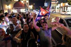 Cubans stage rare street protest over power blackouts