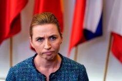 Danish PM looks bemused asDenmark sued over arms exports to Israel