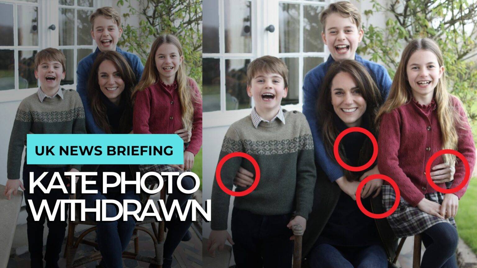 VIDEO – Kate’s Mother’s Day Photo Edited – Princess admits to editing image, Palace refuses to release the original