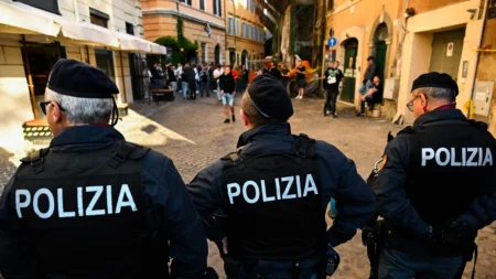 Brighton fans ‘stabbed by masked gang’ before Europa League match in Rome
