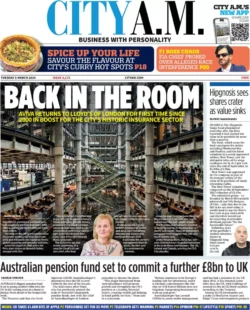 City AM – Back in room 