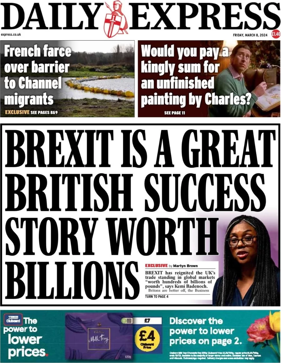Daily Express - Brexit is a great British success story worth billions 