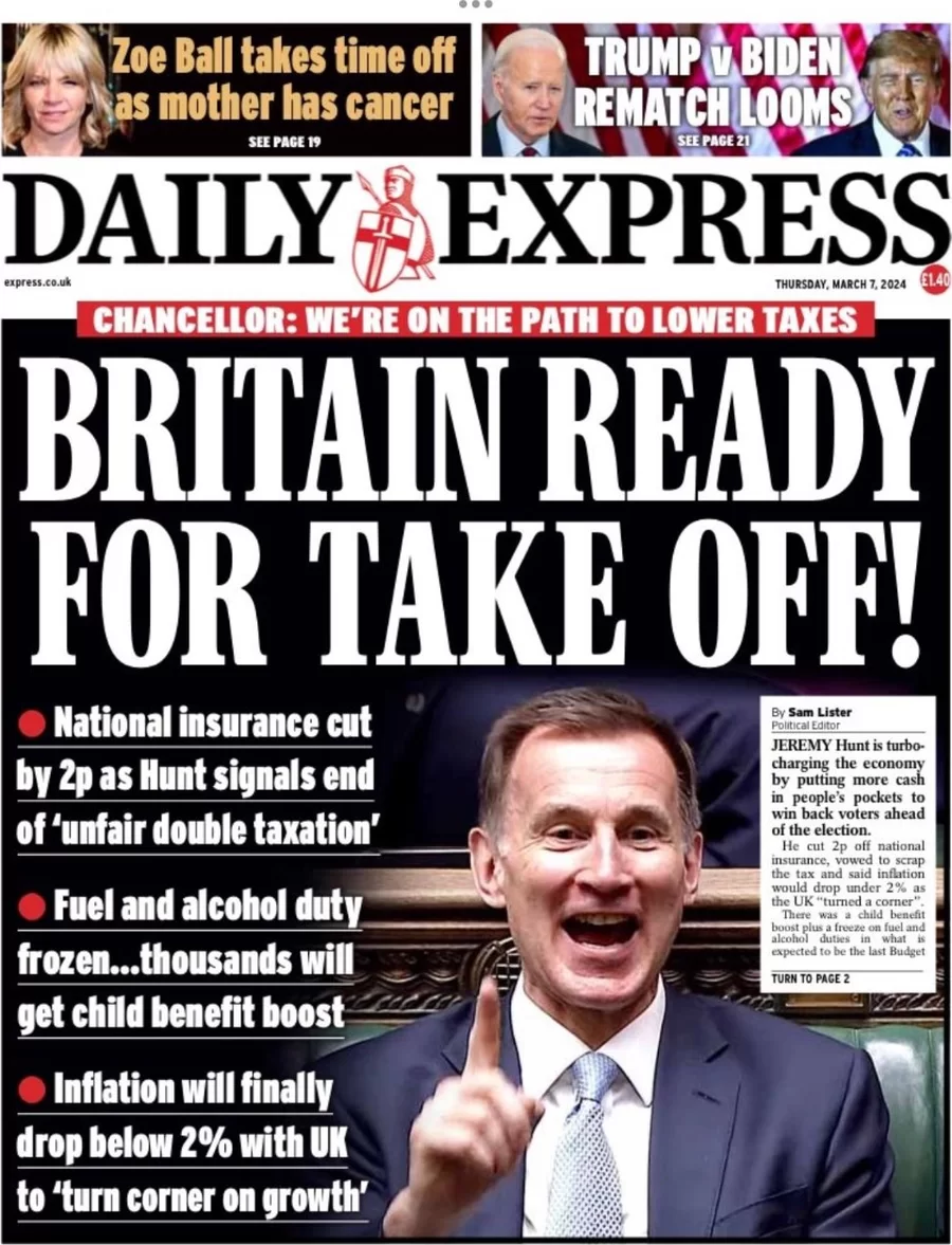 Daily Express - Britain ready for take off!